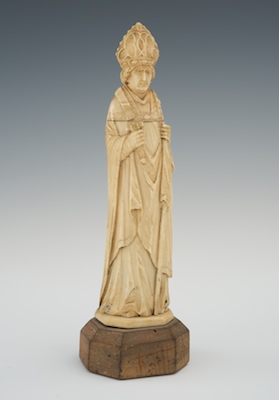 A Carved Bone or Ivory Figure of