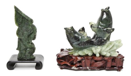 *A Carved Hardstone Figure