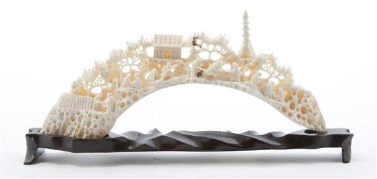 * A Carved Hippopotamus Tusk with