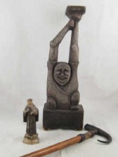 A carved limewood figure possi