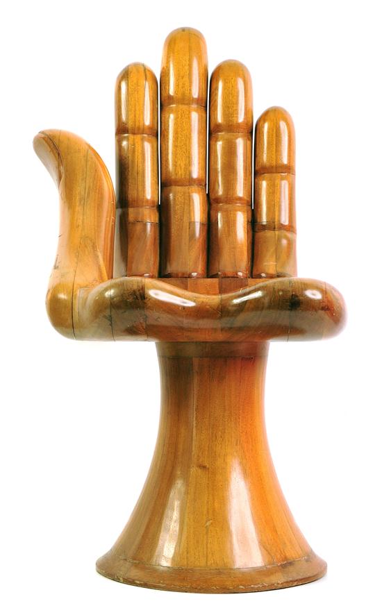 A Carved Mahogany Chair Pedro