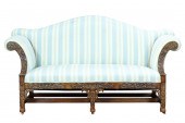 A CARVED MAHOGANY CHIPPENDALE