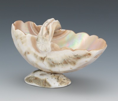 A Carved Natural Shell Master