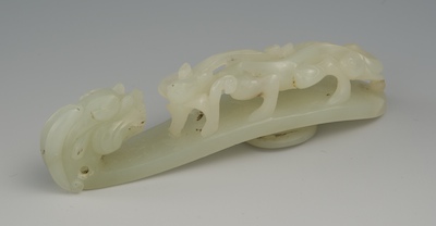 A Carved Nephrite Belt Hook