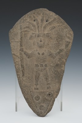 A Carved Relief Stone Chimu Culture