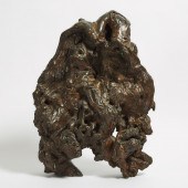 A Carved Rootwood Scholar's Mo