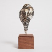 A Carved Shell Depicting Padma
