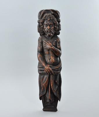 A Carved Wood Architectural Element
