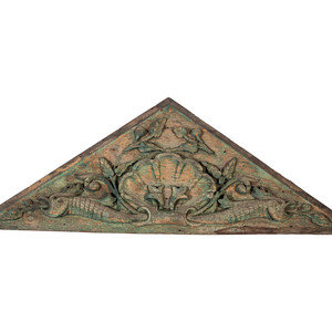 A Carved Wood Architectural