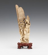 A Carving of a Bodhisattva in