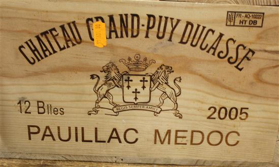 A case of twelve bottles of Chateau