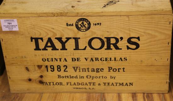 A case of twelve Taylor's Quinta de