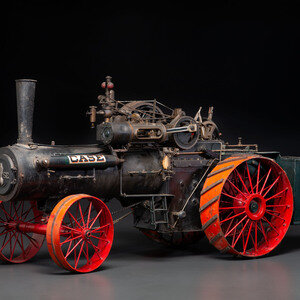 A Case Scale Model Steam Tractor