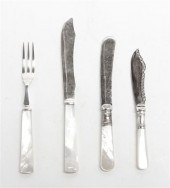 A Cased English Silverplate an