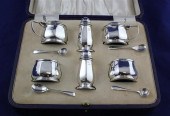 A cased George V six piece sil