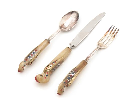 A Cased Levantine Fish Service