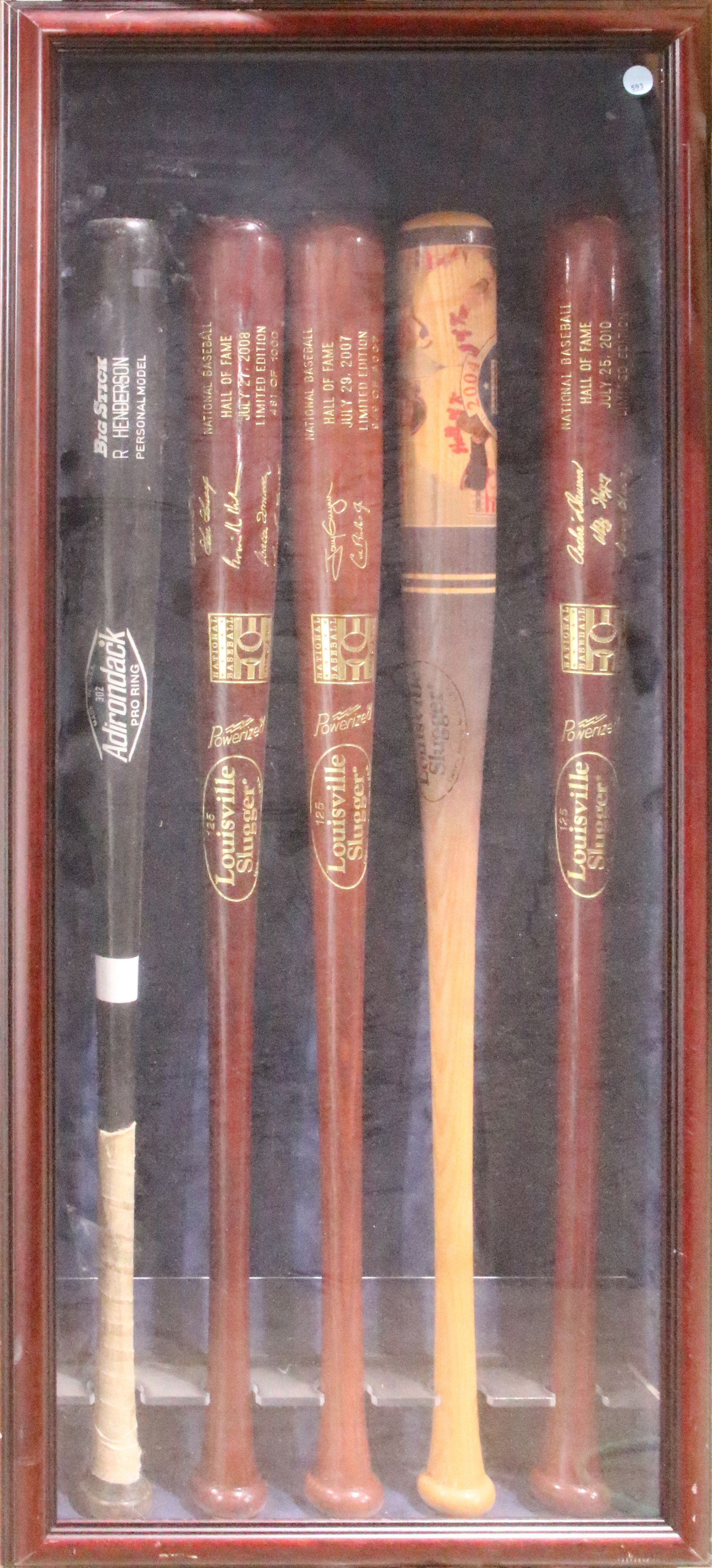 A CASED PRESENTATION BASEBALL BAT