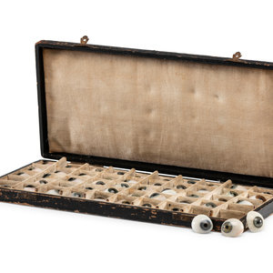 A Cased Set of Fifty Colored