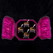 A CASED SET OF FOUR ENGLISH ST