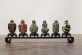 A CASED SET OF SIX CHINESE CLO