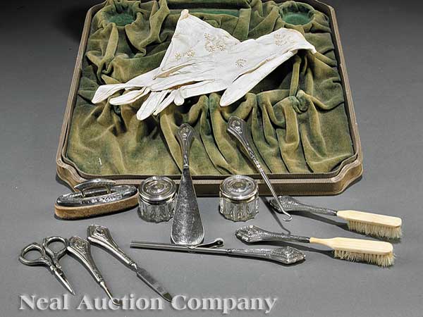 A Cased Set of Sterling Silver