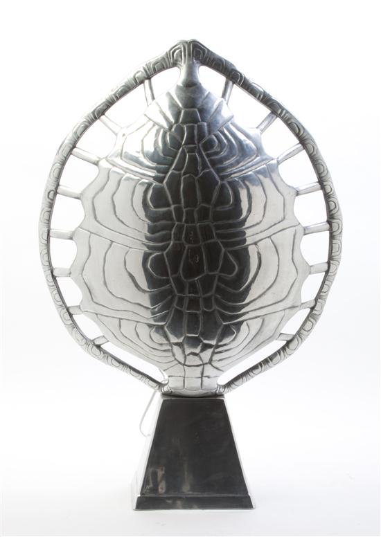 * A Cast Aluminum Tortoise Shell