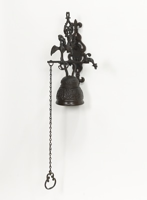 A Cast Bronze Bell Wall mount