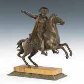 A Cast Bronze Equestrian Napol