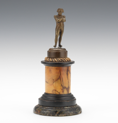 A Cast Bronze Figure of Napoleon