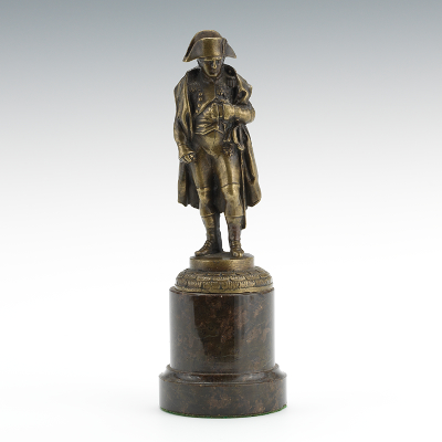 A Cast Bronze Figure of Napoleon