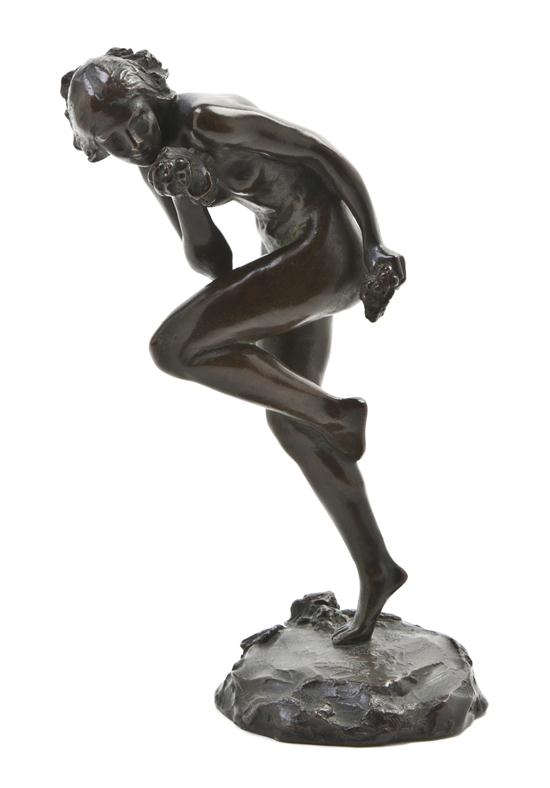 A Cast Bronze Sculpture Else Horn