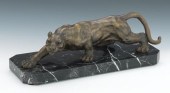 A Cast Bronze Sculpture of a P