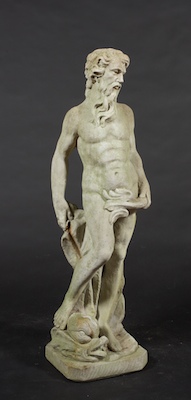 A Cast Cement Garden Sculpture In