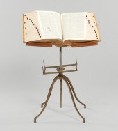 A Cast Iron and Wood Dictionar
