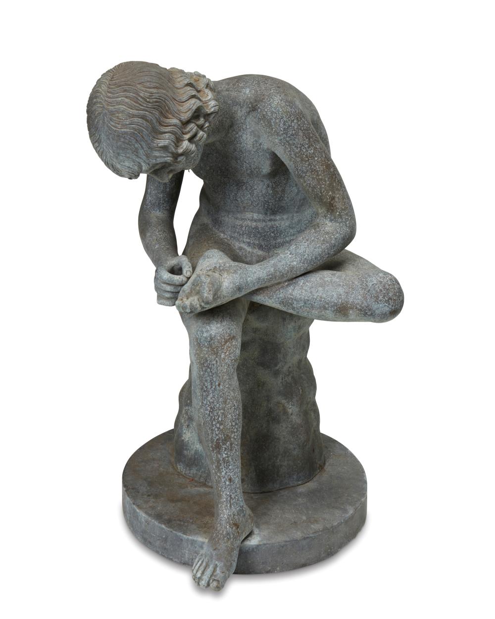 A CAST IRON "LO SPINARIO"