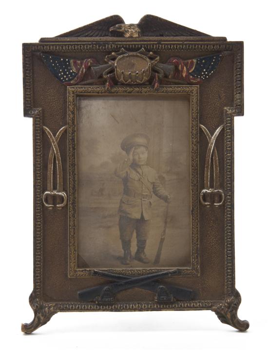 A Cast Iron Picture Frame Judd