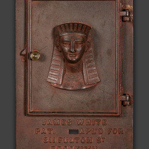 A Cast Iron Safe Door Model James