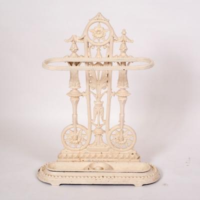 A cast iron umbrella stand, 76cm