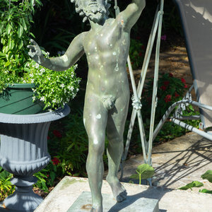 A Cast Metal Figure of Pan 20TH