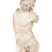A Cast Resin Sculpture of Laoc