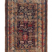 A Caucasian Perpedil Wool Rug