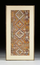 A CAUCASIAN POLYCHROME WOVEN T