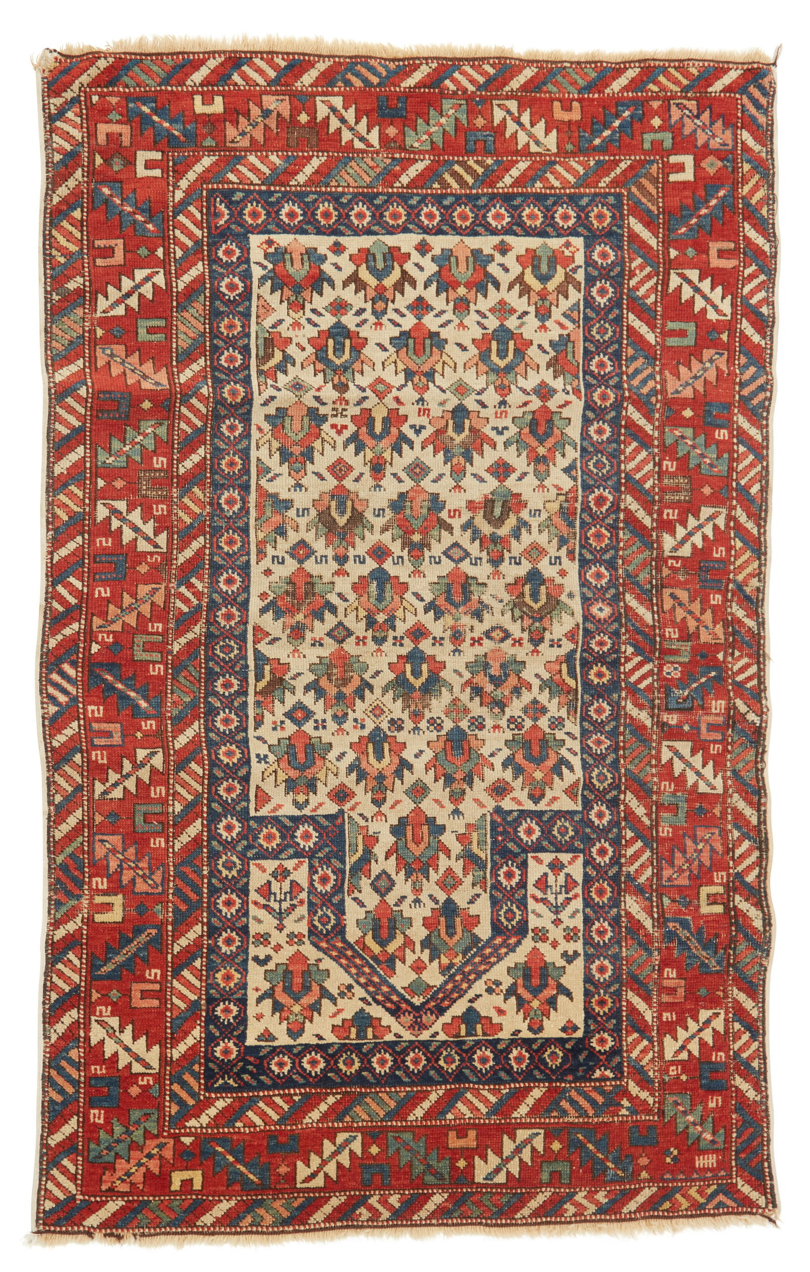 A CAUCASIAN PRAYER RUGA Caucasian
