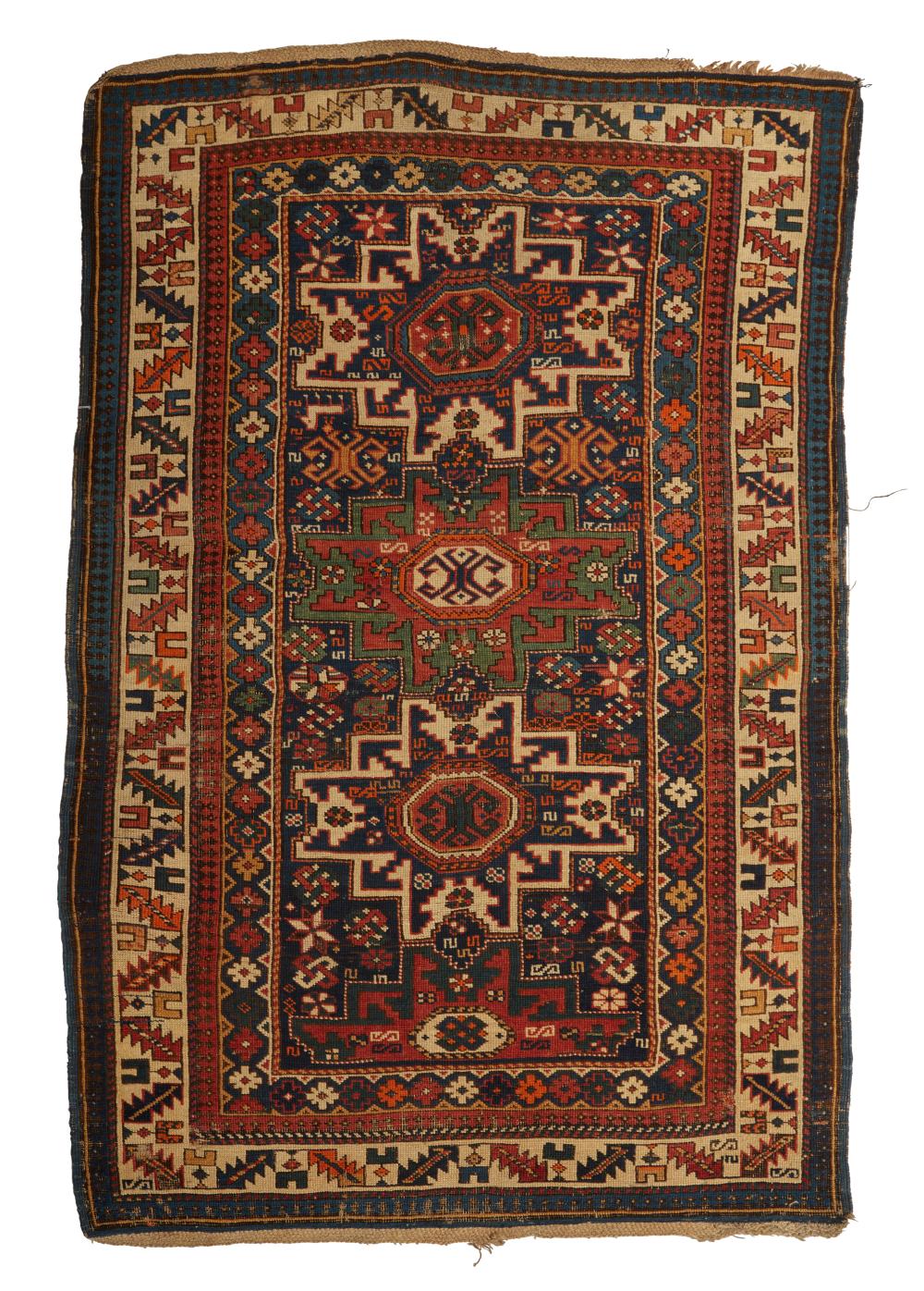 A CAUCASIAN RUGA Caucasian rug, 