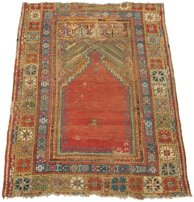 A Caucasian/Turkish Prayer Rug