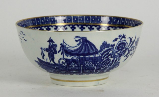 A Caughley blue and white