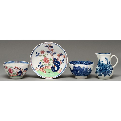 A Caughley blue and white sparrow