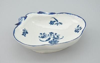 A Caughley Blue and White Decorated