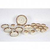 A Caughley part tea service, l