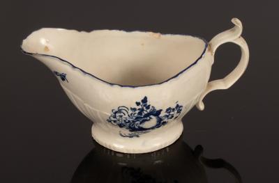 A Caughley sauce boat, circa